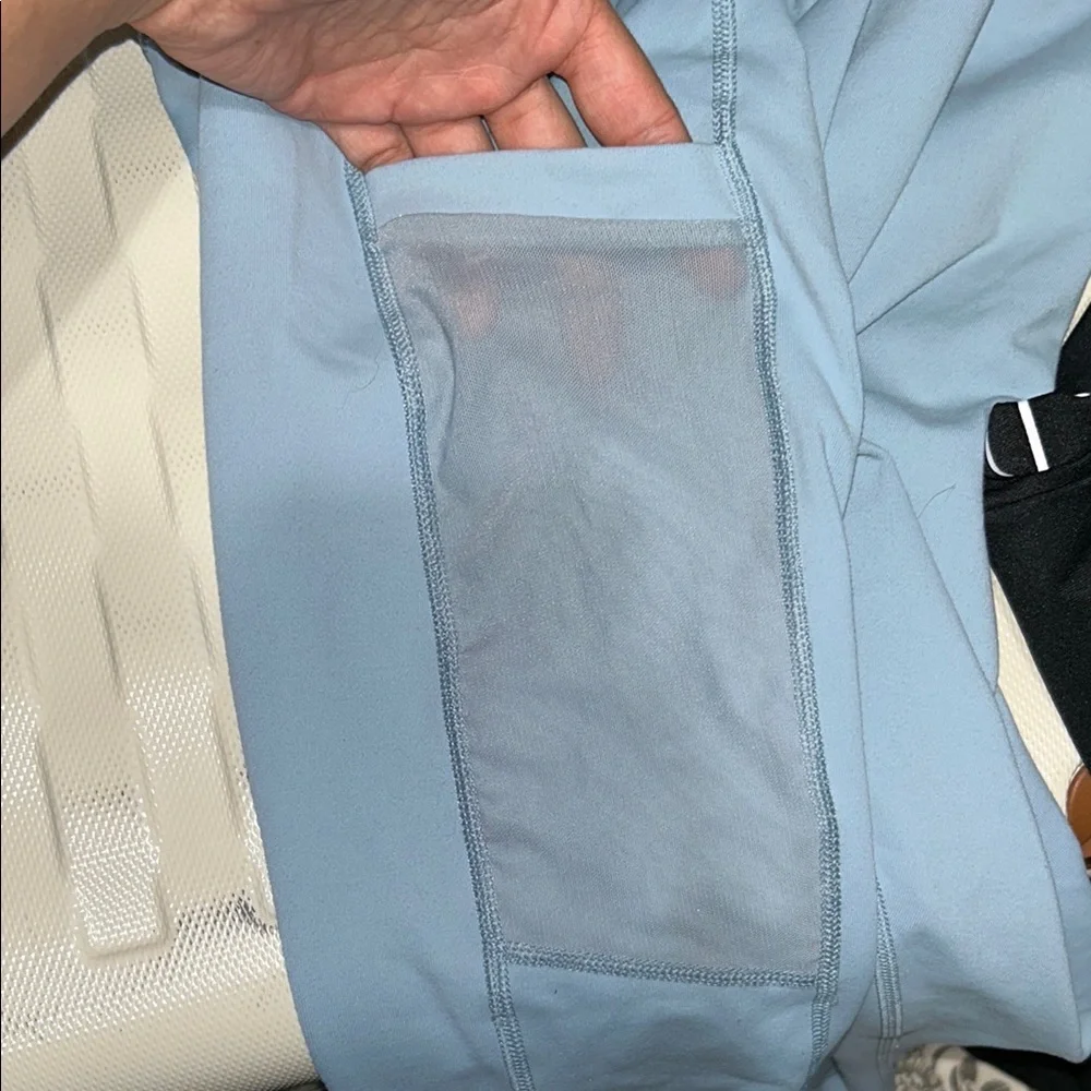 Light Blue High-Waisted Fabletics Leggings - Picture 5 of 7